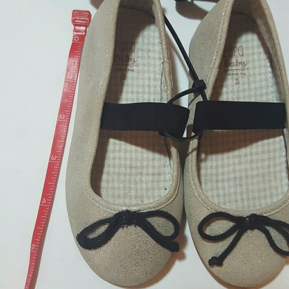 Zara baby Euro size 23/ Age 2 ballet shoes - Picture 2 of 4